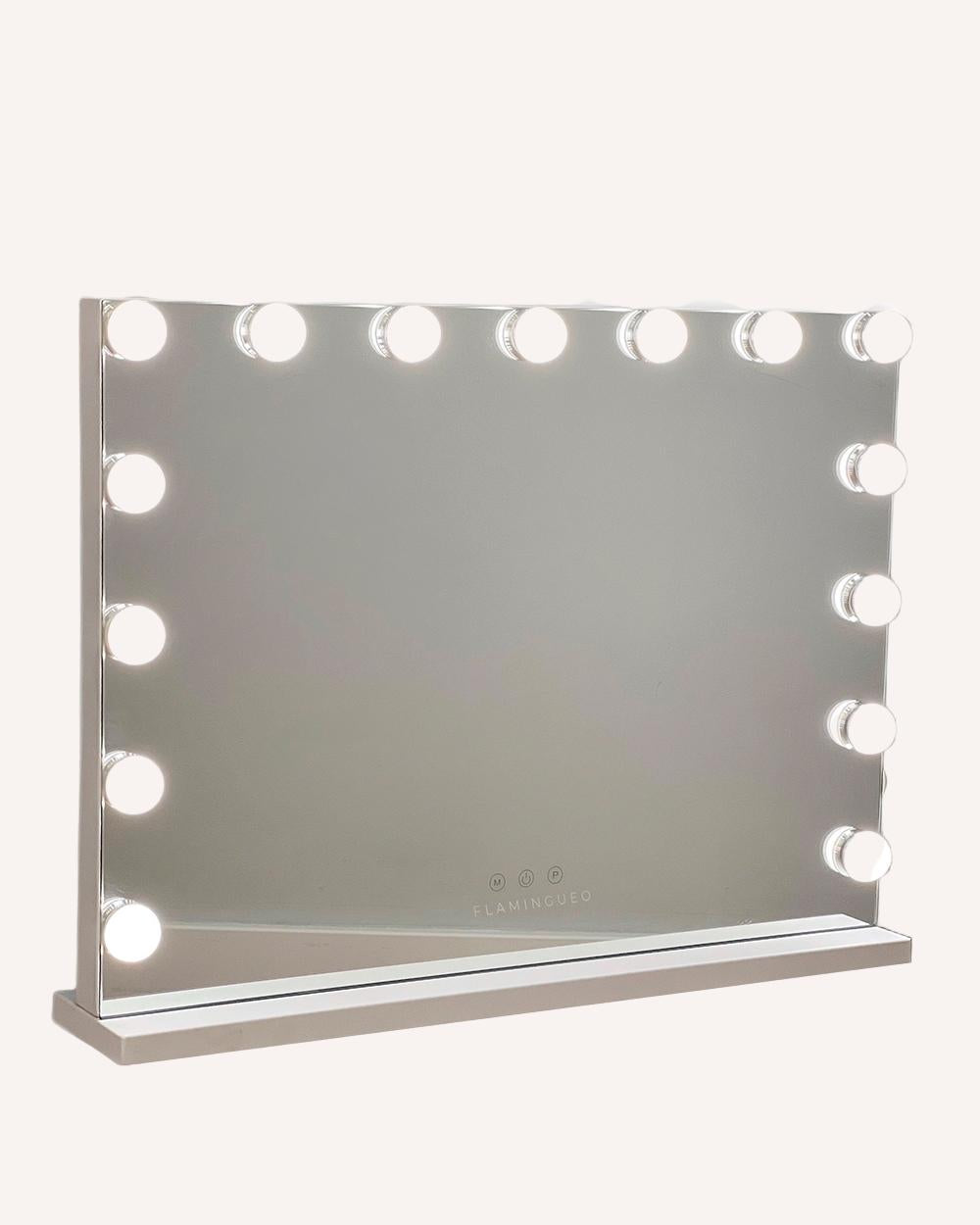 FLAMOGUEO - Specchio con luci LED per trucco stile Hollywood con USB - KIM