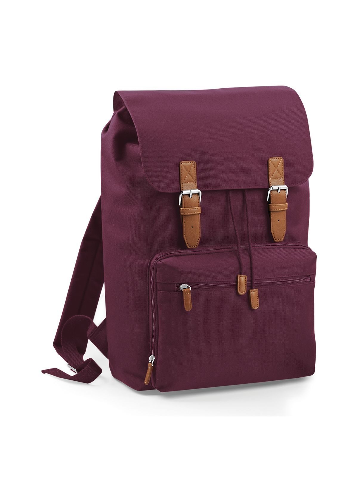 SODA - Zaino Vintage Laptop Backpack - Burgundy