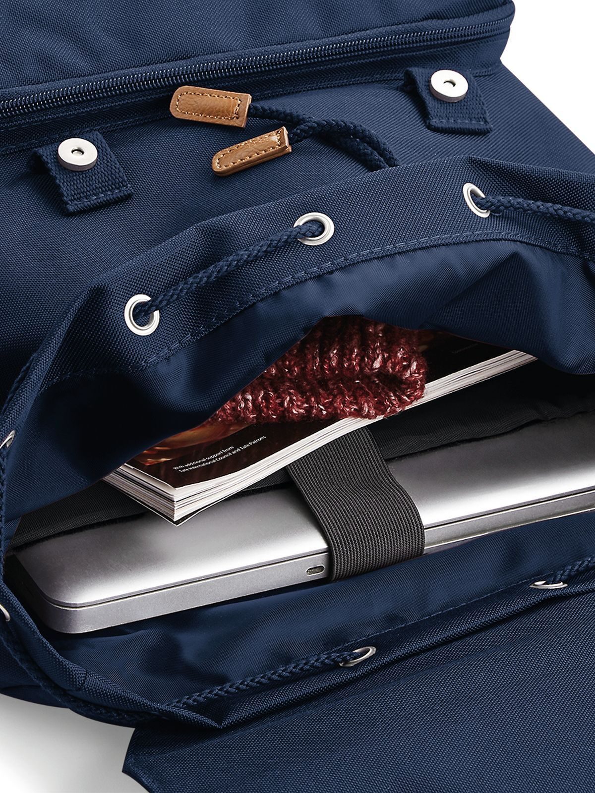 SODA - Zaino Vintage Laptop Backpack - Navy