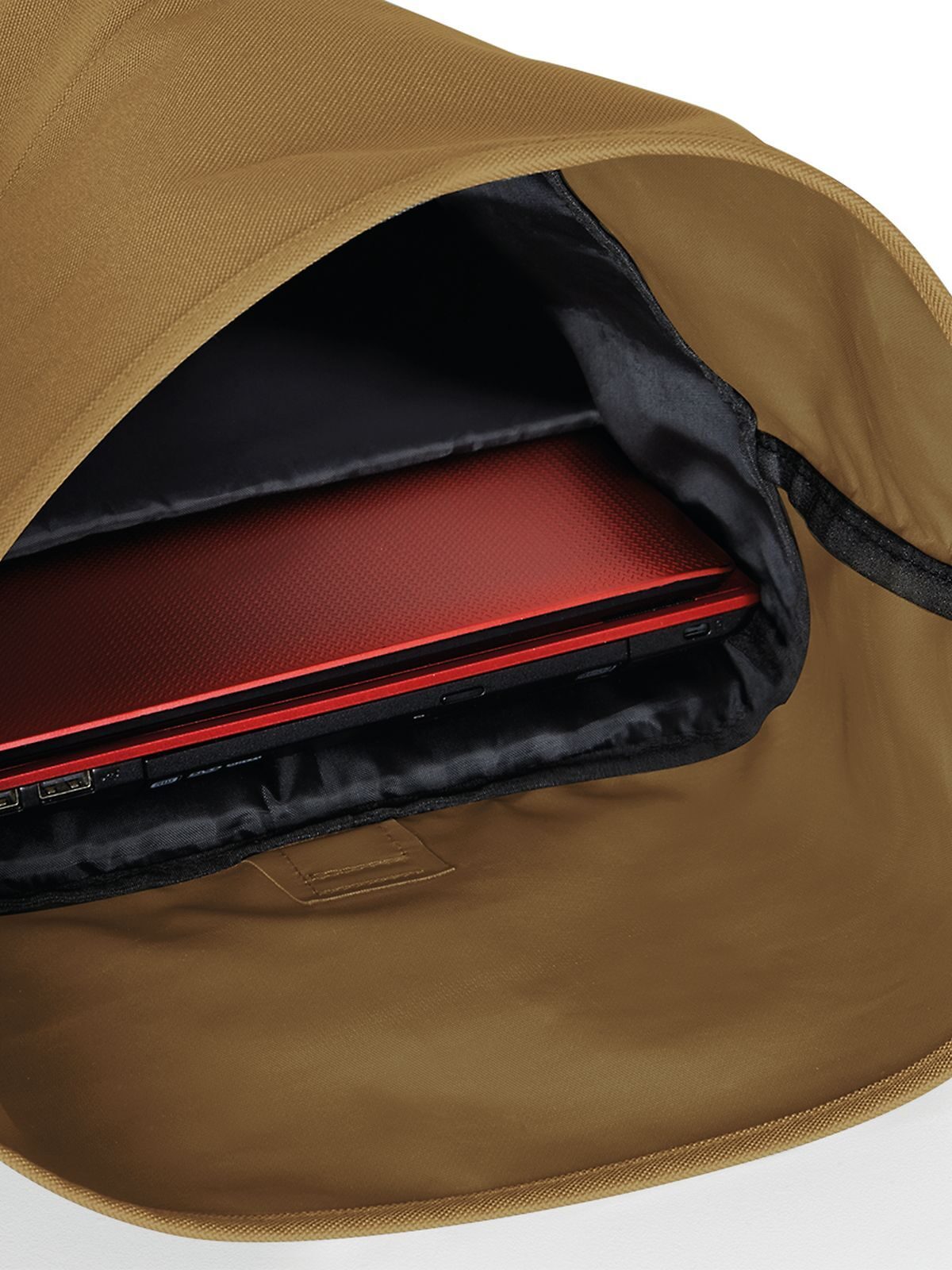 SODA STUDIO - Zaino roll-up Porta computer - Ocra