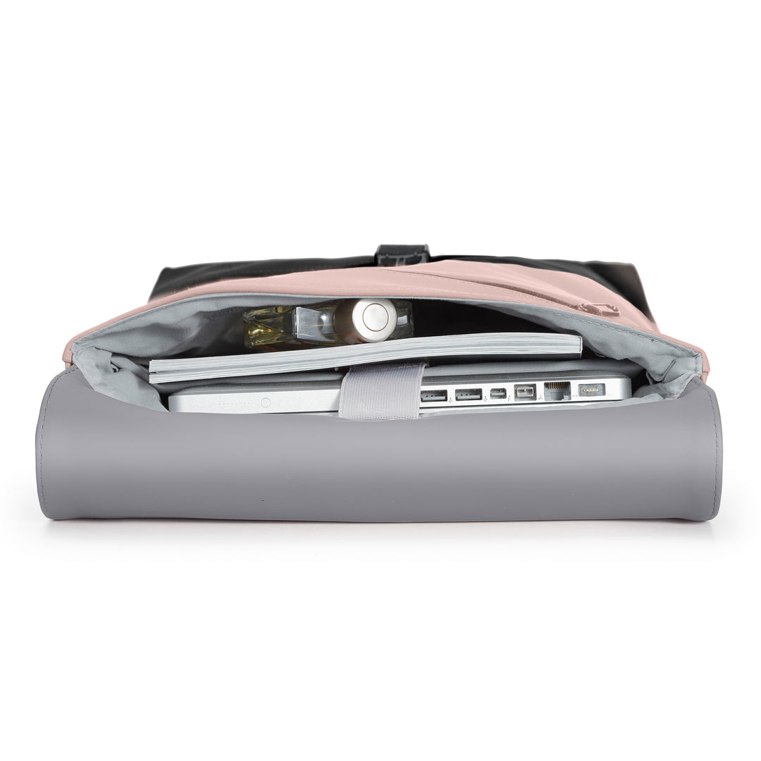 JOHNNY URBAN Zaino "Ruby" - grigio e rosa