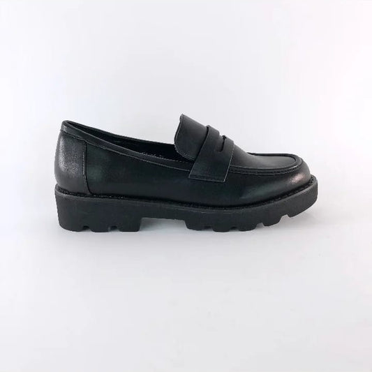 SODA STUDIO - college moccasin - black
