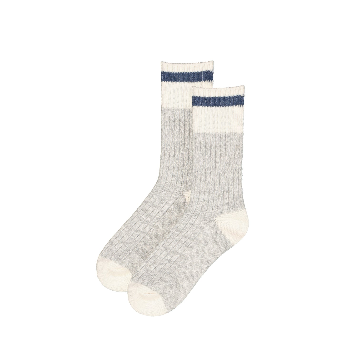 SODA - Calzino tennis vintage con riga - blu