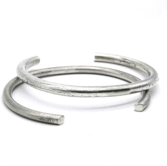 SODA - Pair of rigid bracelets in recycled aluminium