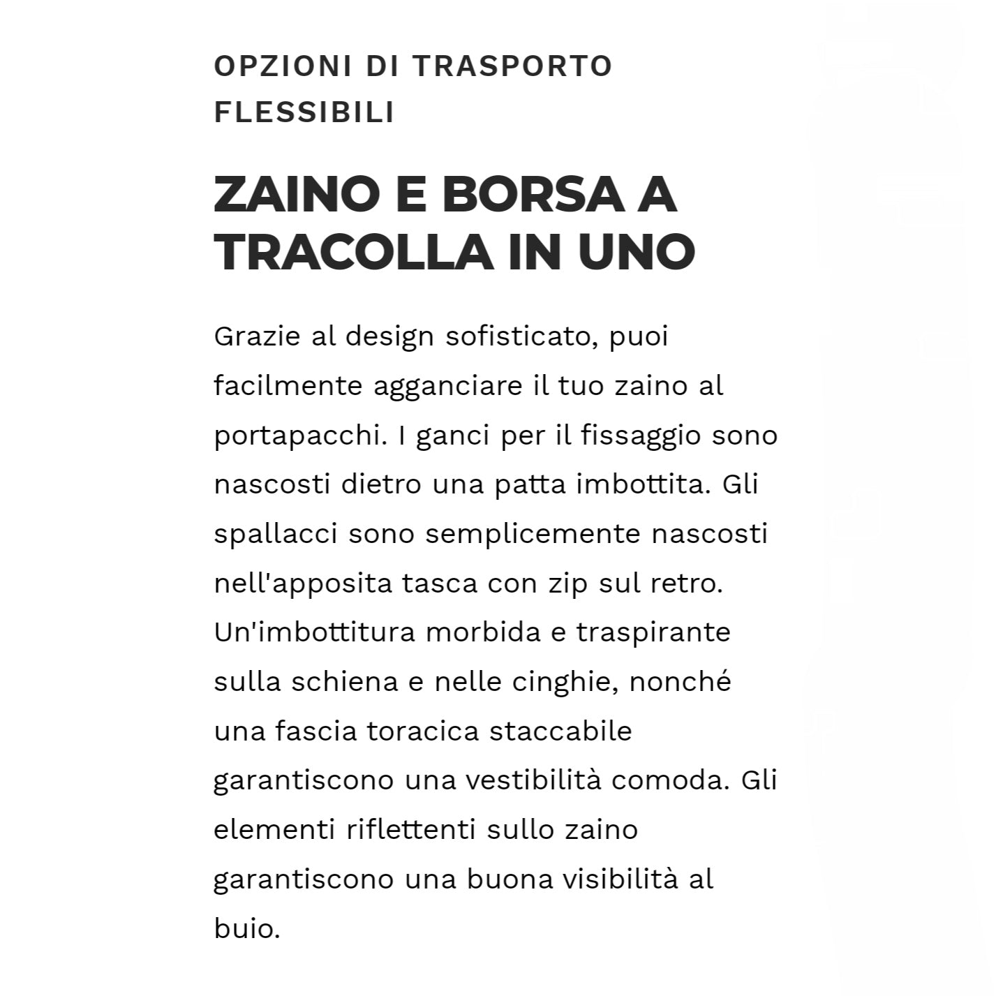 JOHNNY URBAN ZAINO ROLLTOP "ROBIN MEDIUM" BIKE Nero