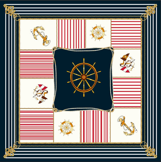 SODA - Marine pattern scarf