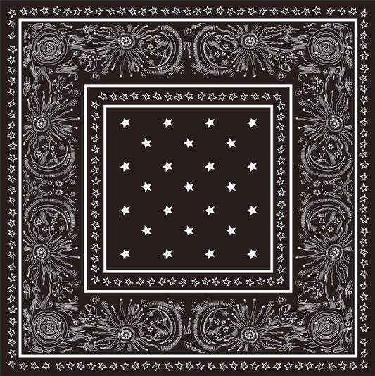 SODA - Black and white patterned scarf