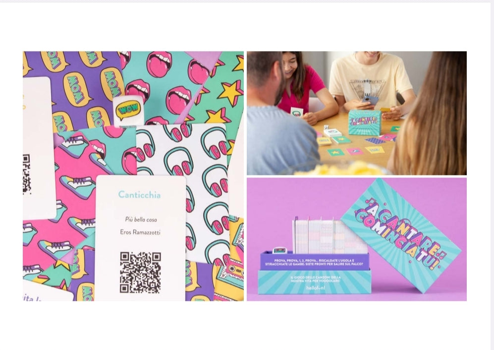 A cantare comincia tu - Gioco in scatola sul musica e canzoni di hello fun