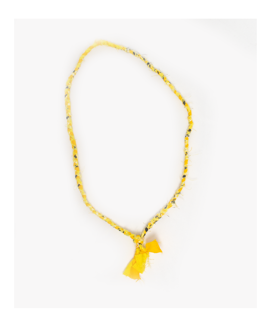Soda - Collana Nazaré - Bandana intrecciata giallo sole