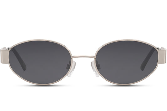 Sodashade - occhiale da sole feline - silver black e balck