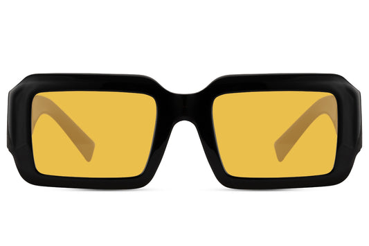 Sodashade - occhiale da sole Square - Black Yellow