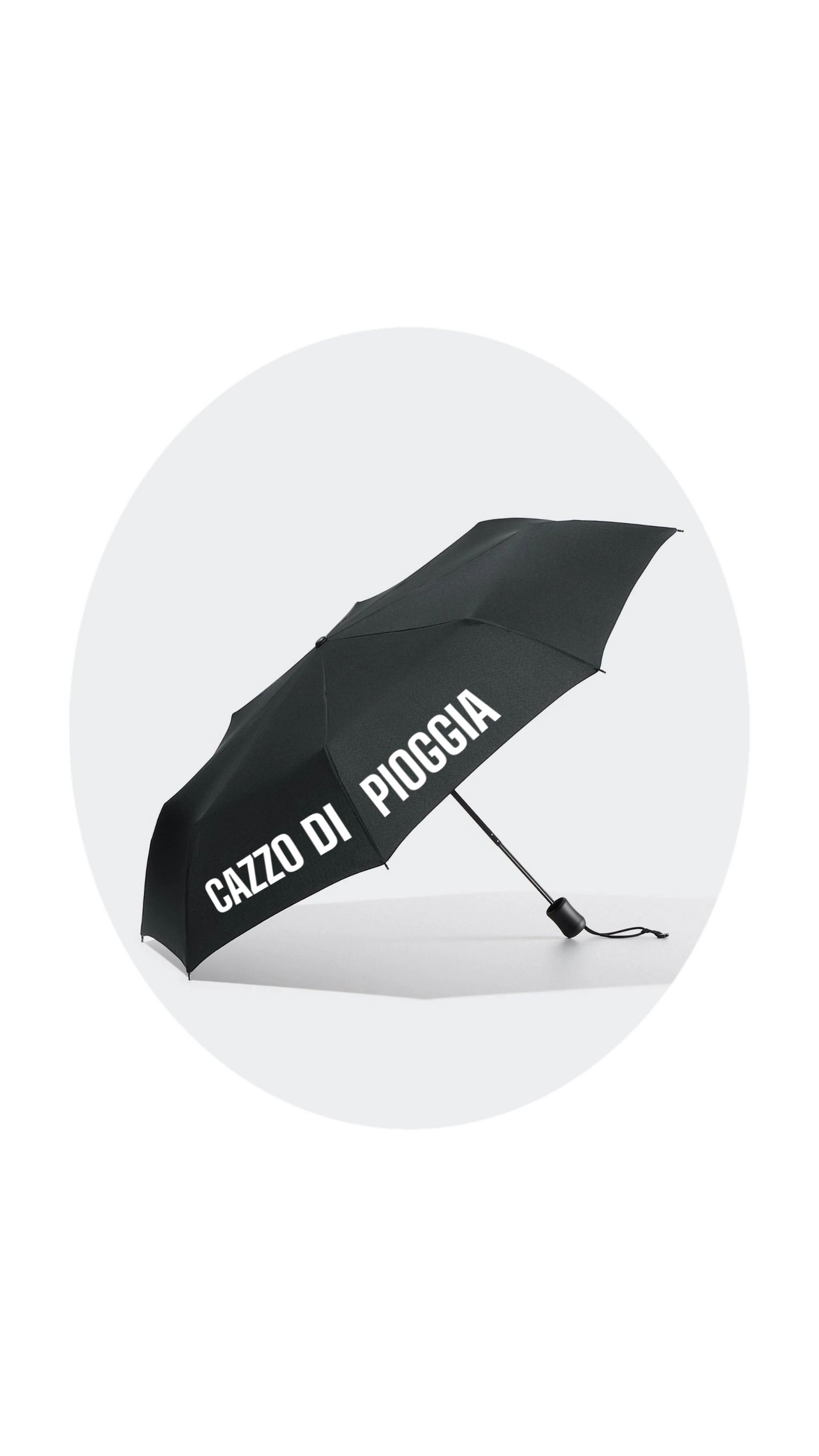 SODA STUDIO - ombrello mini "cazzo di pioggia"