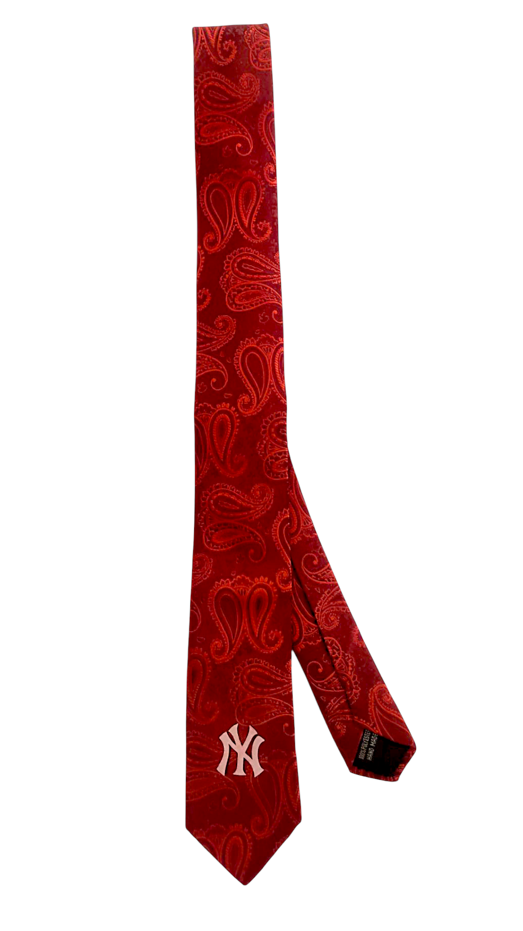 Cravatta YANKEE'S fantasia Paisley rosso