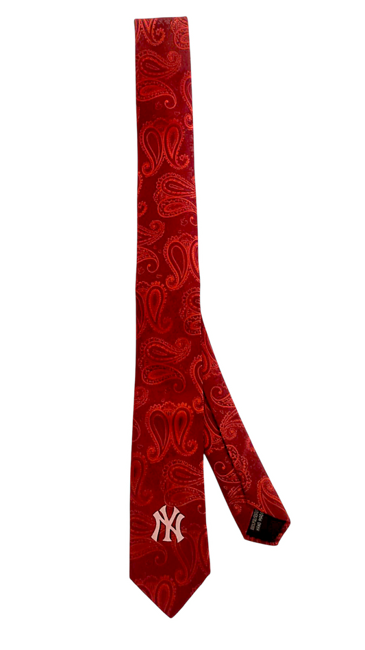 Cravatta YANKEE'S fantasia Paisley rosso