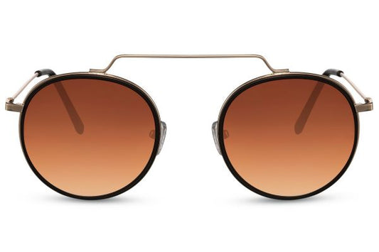 SODASHADE - circle sunglasses 1978 - brown