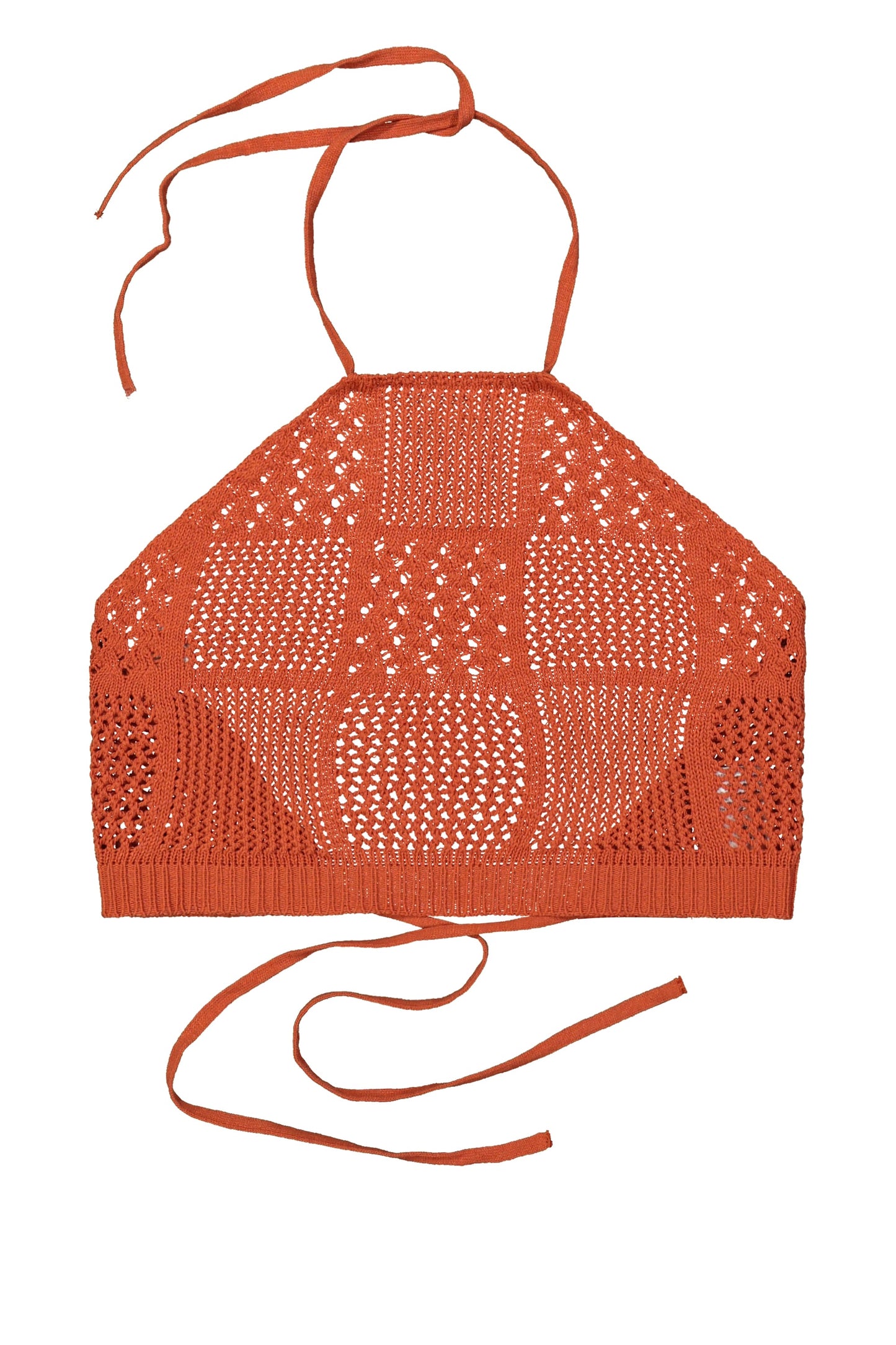 Soda - Top crochet - Corallo