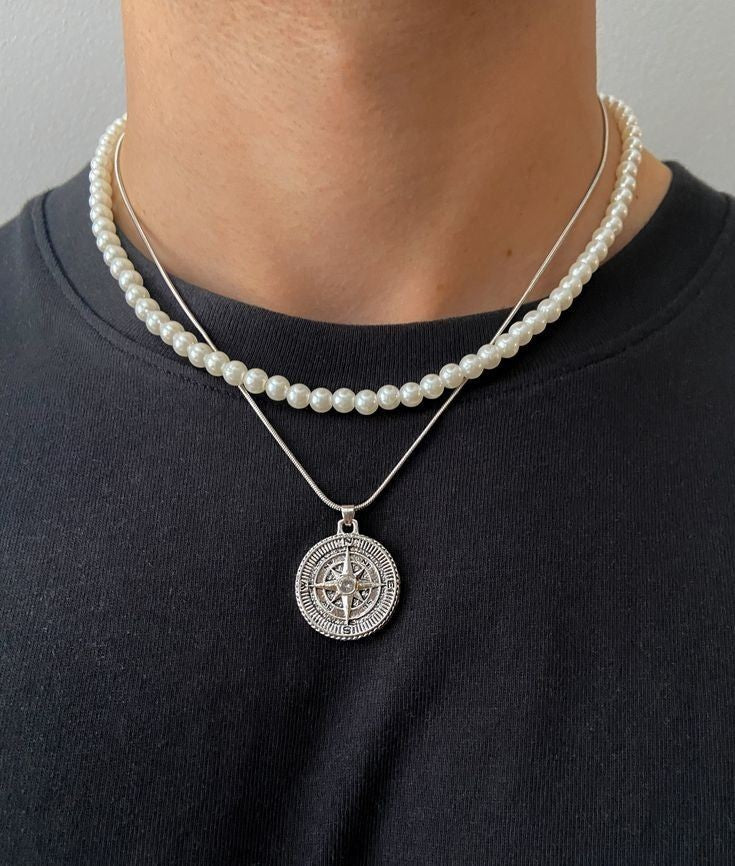 SODA - collana perle - bianco
