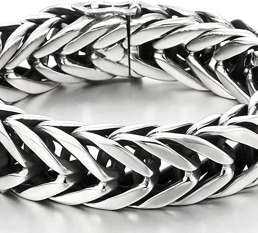 SODA - bracciale acciaio treccia