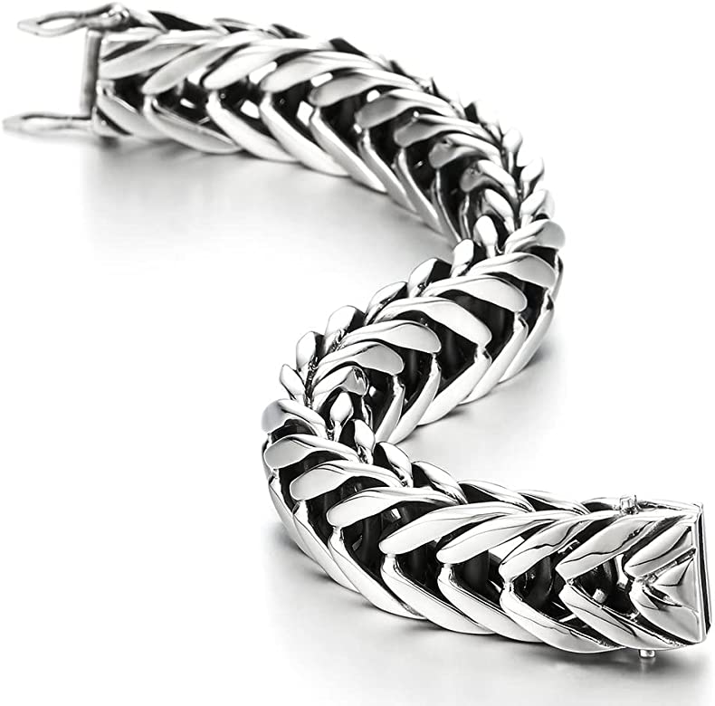 SODA - bracciale acciaio treccia