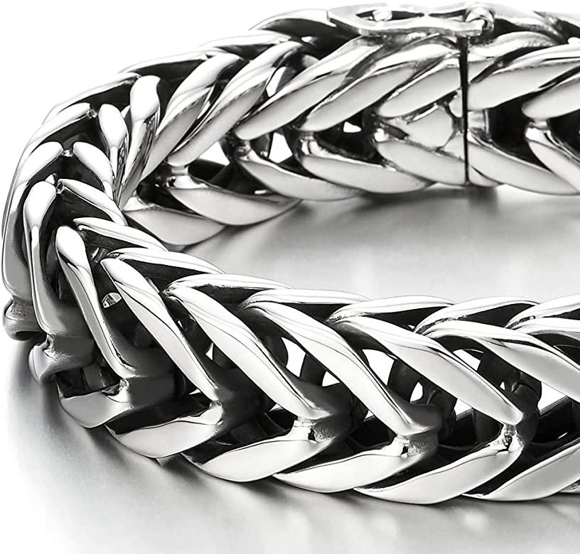 SODA - bracciale acciaio treccia