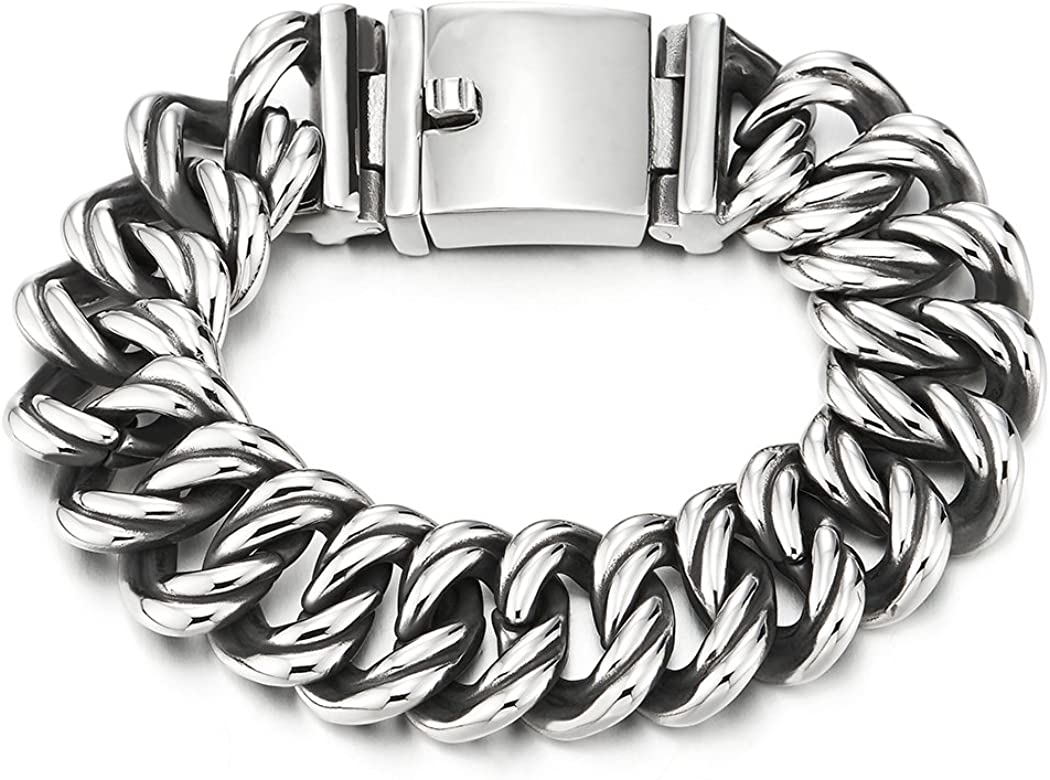 SODA - bracciale acciaio doppia treccia
