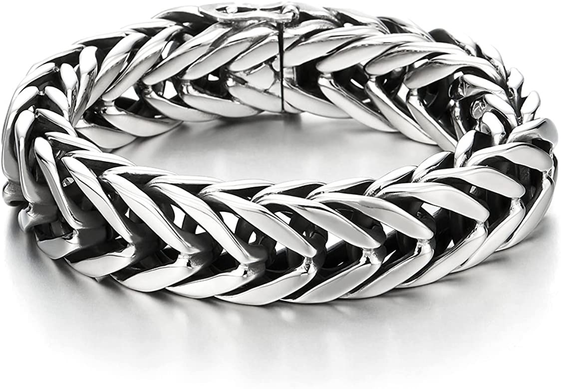 SODA - bracciale acciaio treccia
