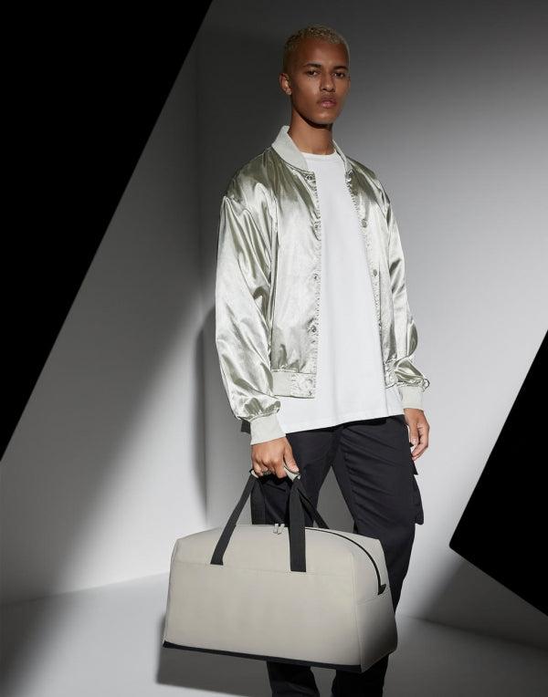 SODA STUDIO - Borsone in PU opaco - GRIGIO