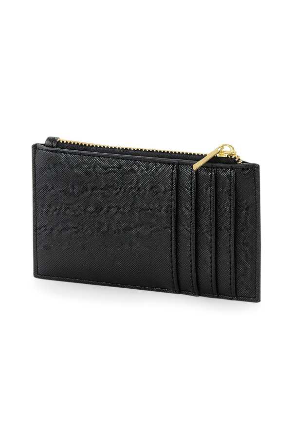 SODA - Boutique Card Holder Saffiano - Nero Oro