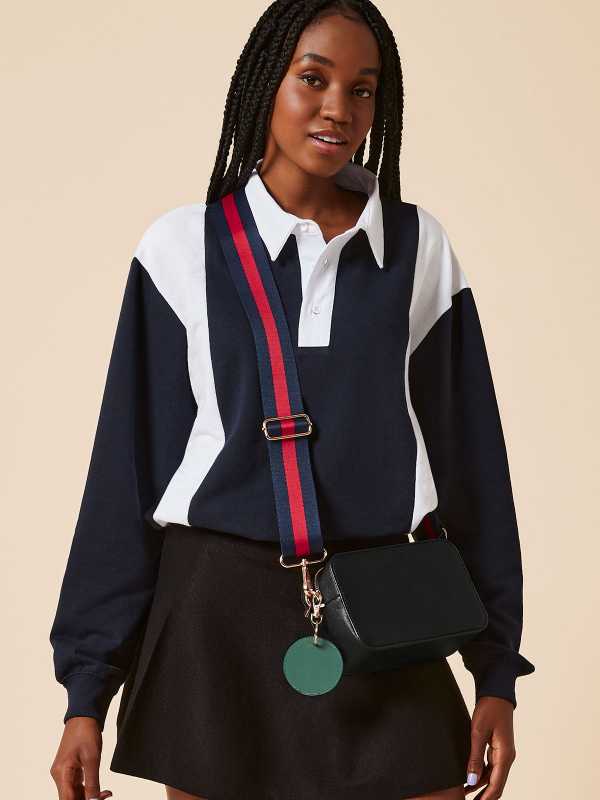 SODA - Boutique Adjustable Bag Strap tracolla universale - Navy/Red