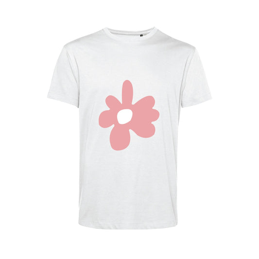 Soda Studio - White Flower T-Shirt - Pink