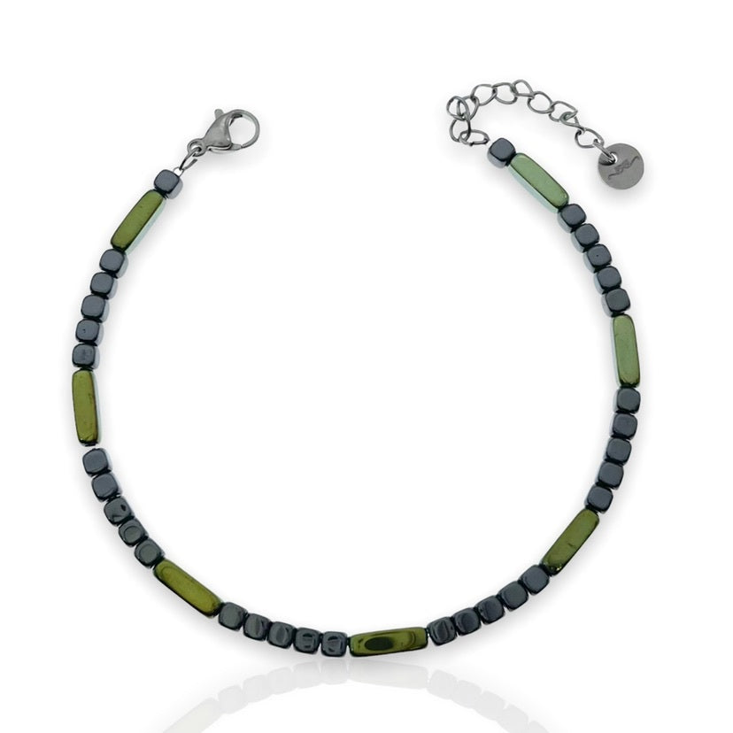 Soda - Bracciale Uomo ematite 4 mm