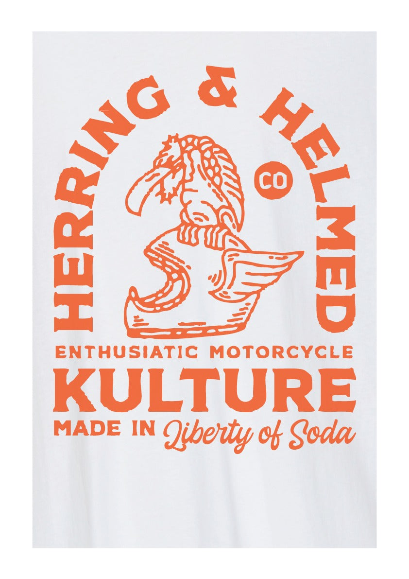 Liberty - T-Shirt Helmet - Bianco