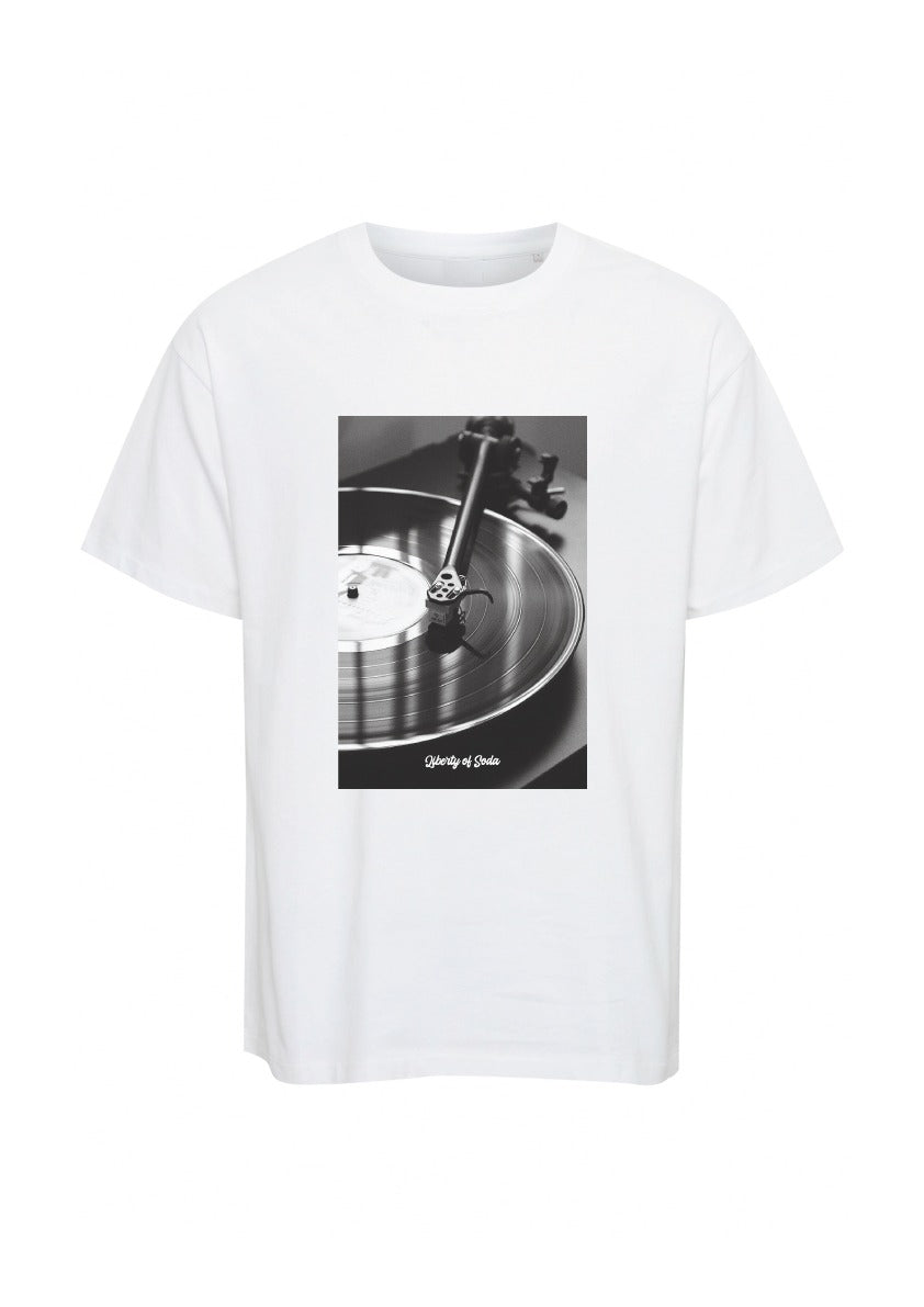 Liberty - T-Shirt 33 giri - Bianco