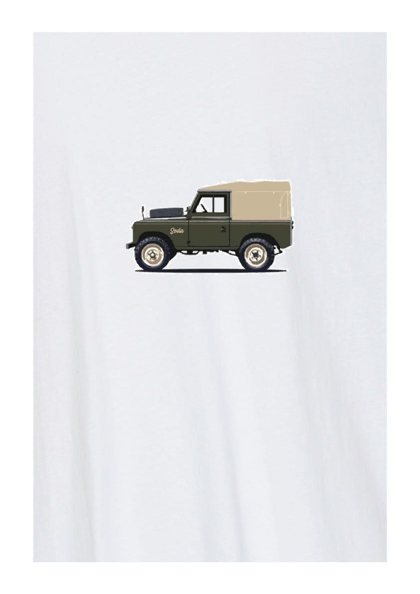 Soda Studio - T-Shirt Land Lover - Bianco