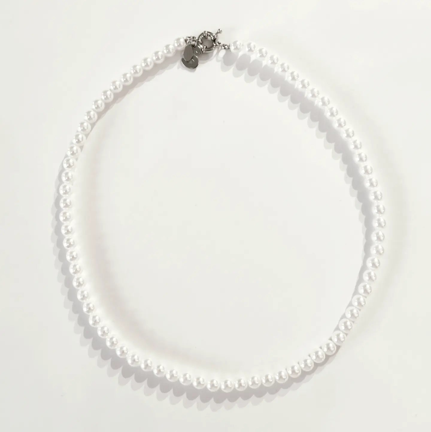 SODA - collana perle - bianco