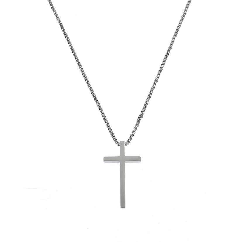 SODA - collana acciaio - croce