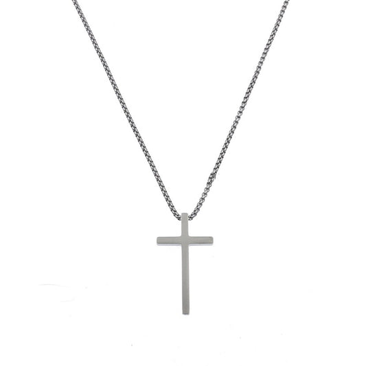 SODA - steel necklace - cross
