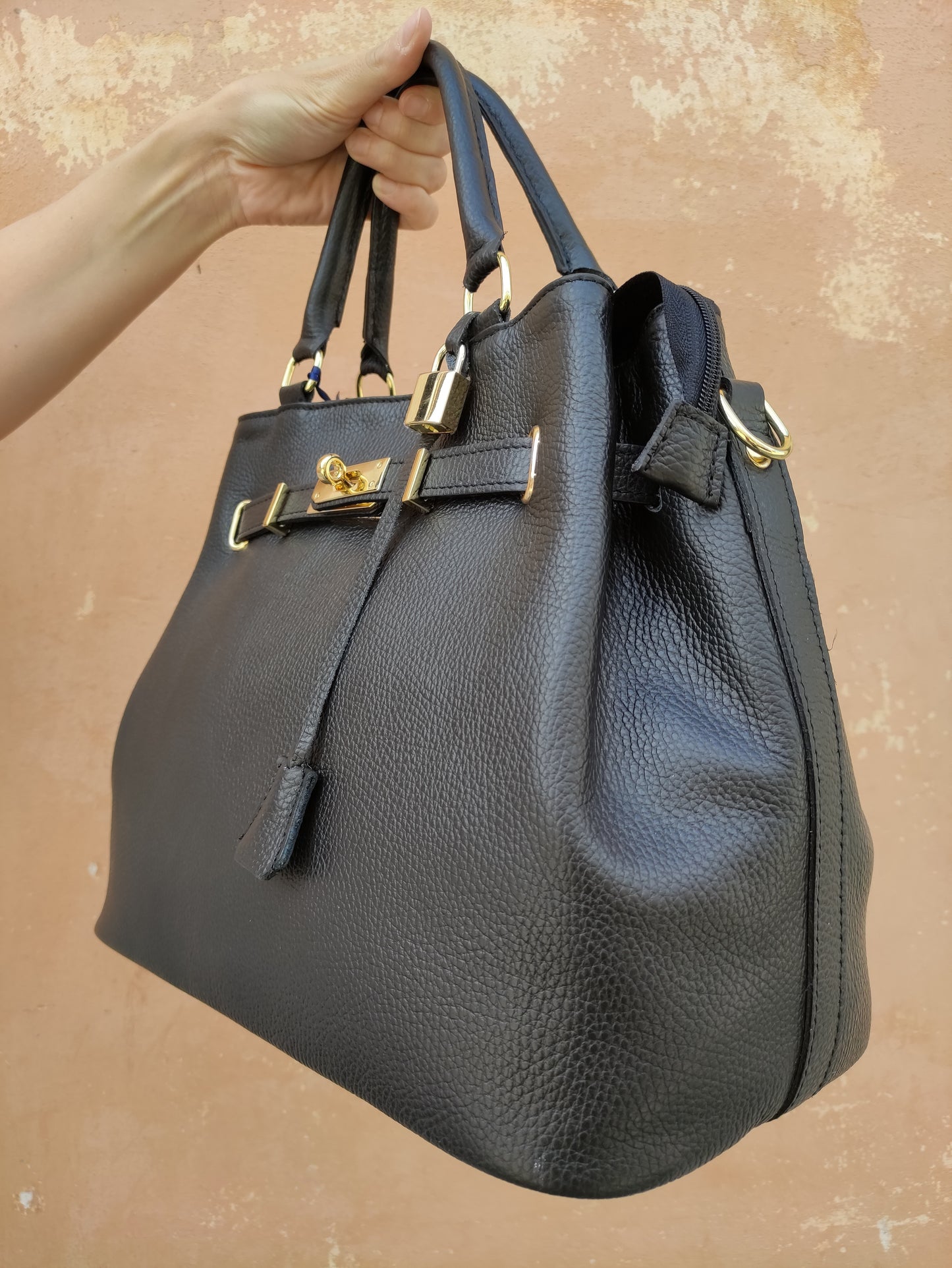 Soda - Karl genuine leather shoulder and hand bag