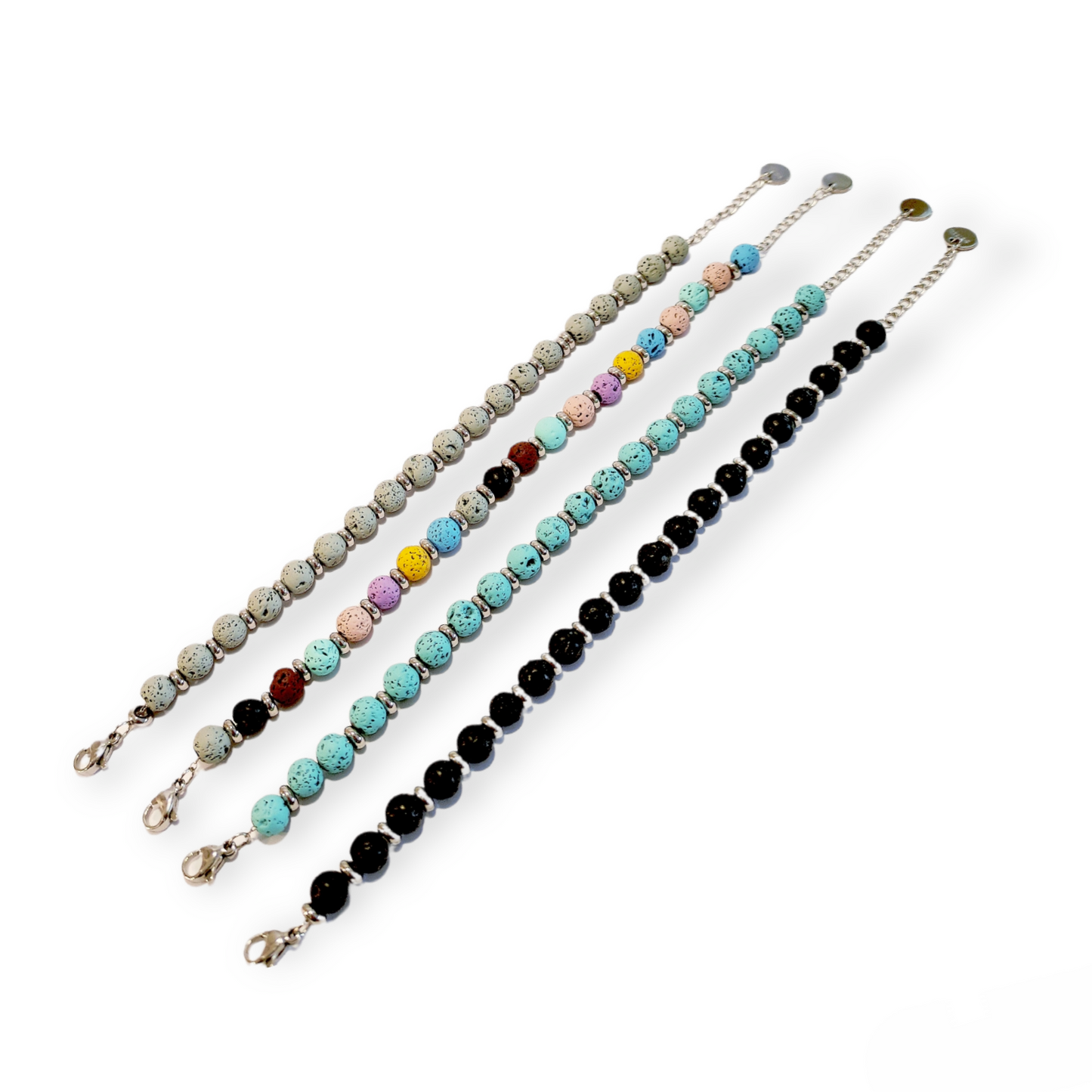 Soda - Bracciale Uomo lava 6 mm