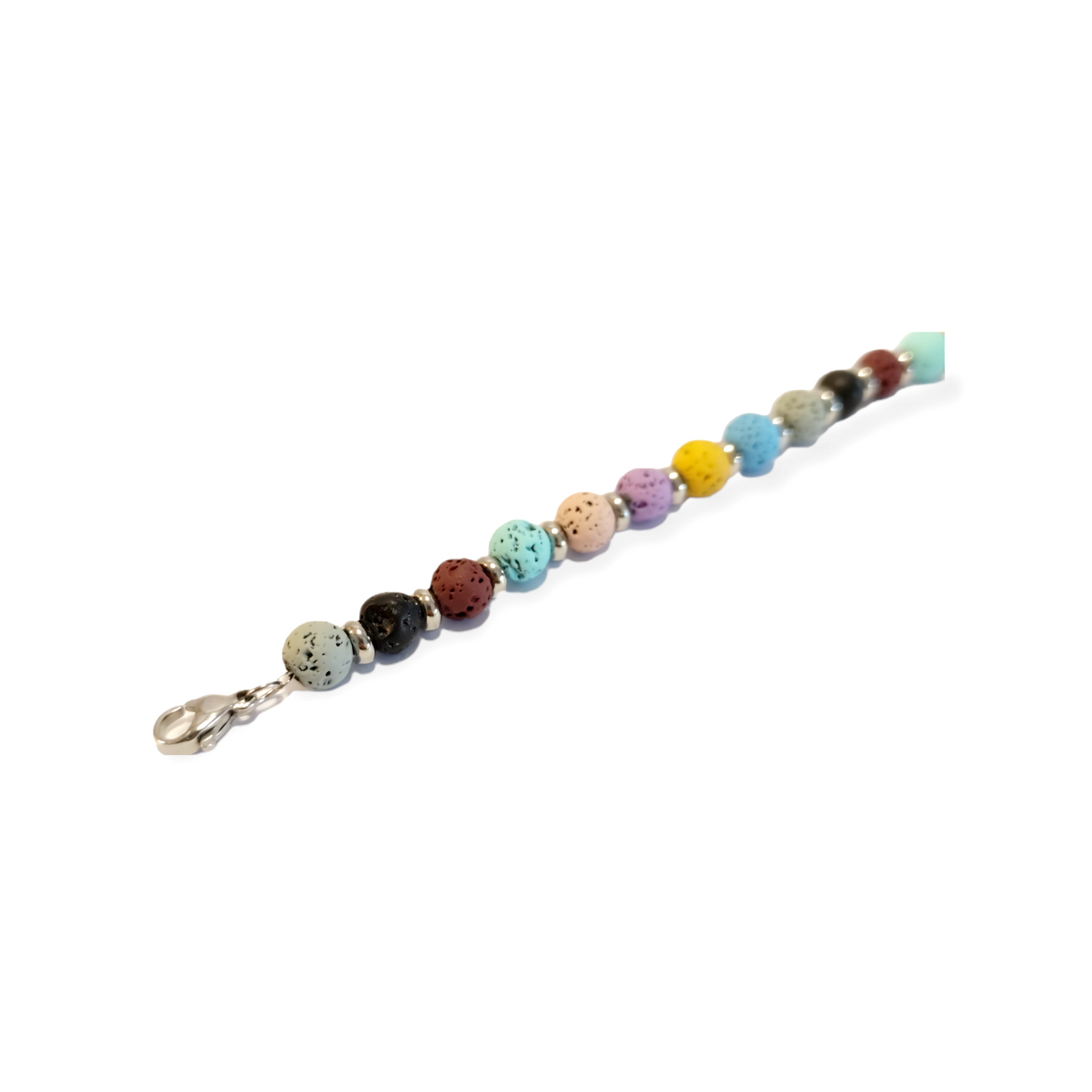 Soda - Bracciale Uomo lava 6 mm