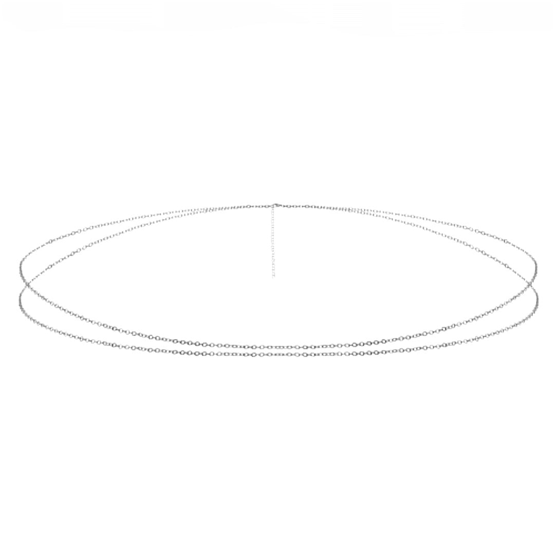 SODABIJOUX - double twist bodychain - basic steel