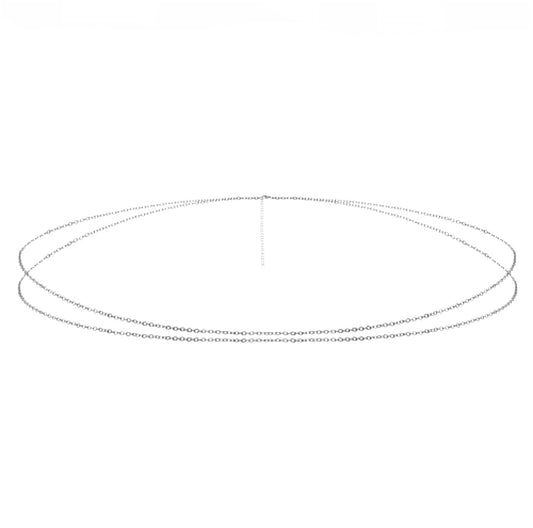 SODABIJOUX - double twist bodychain - basic steel