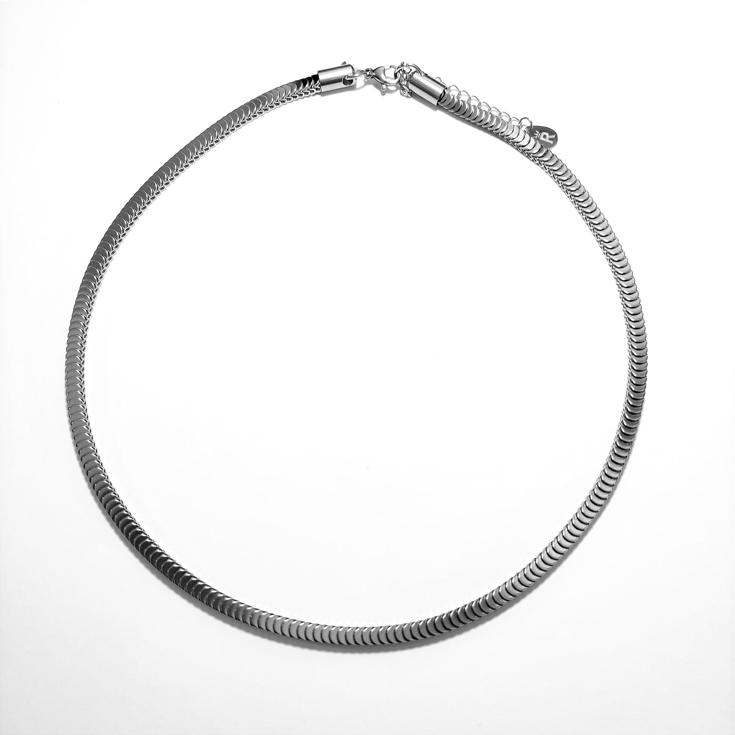 SODA - steel necklace - scales