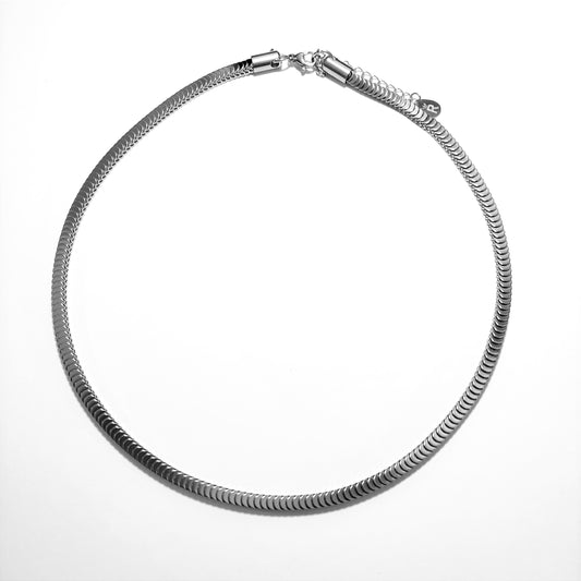 SODA - steel necklace - scales