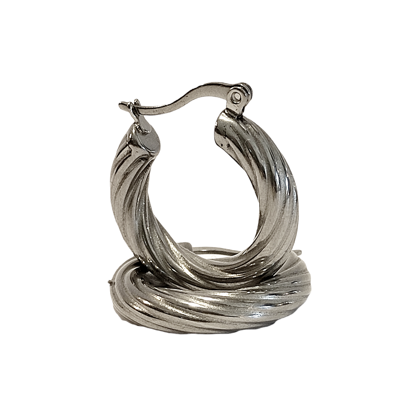 SODAJEWELS - Orecchino maxi torchon 25 mm