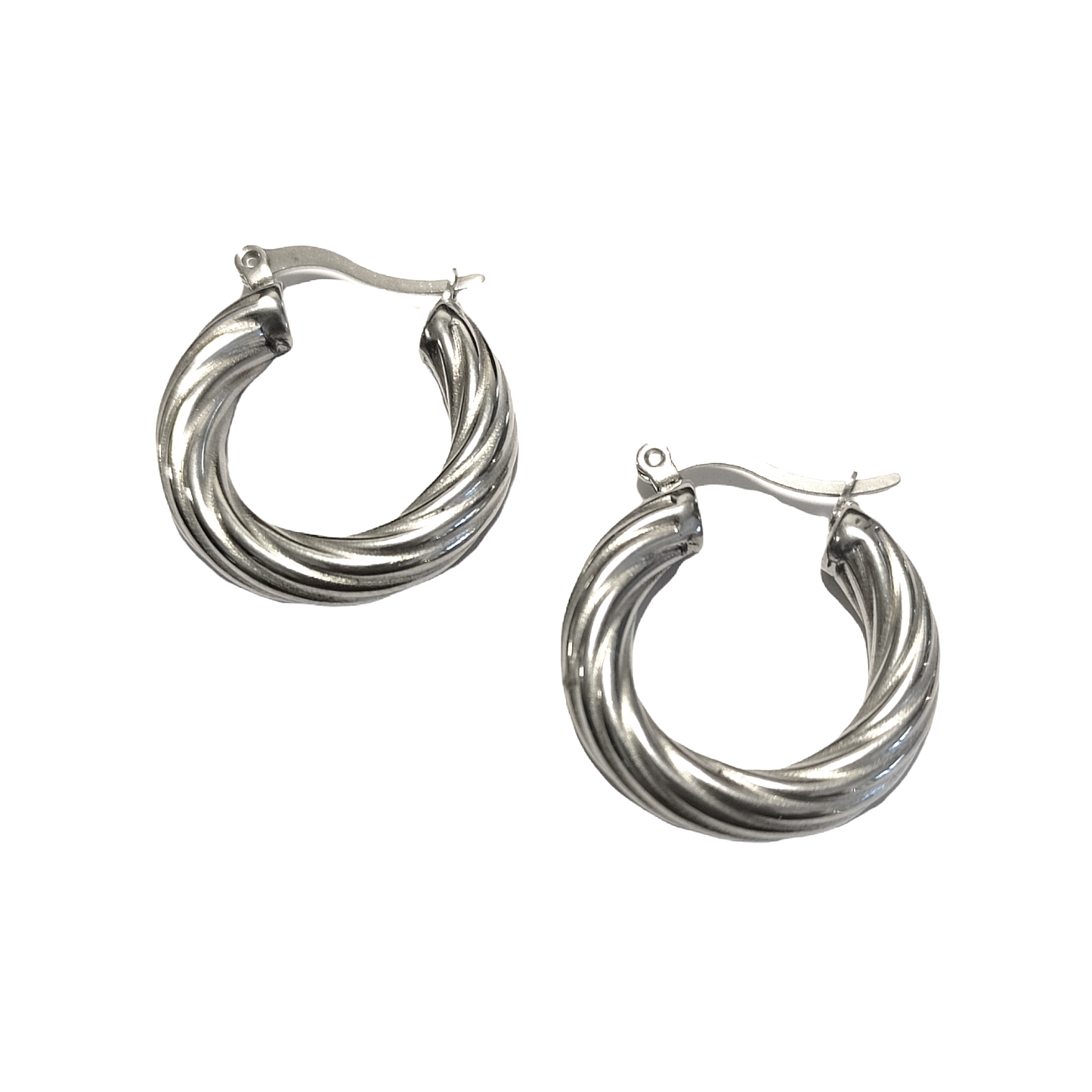 SODAJEWELS - Orecchino maxi torchon 25 mm