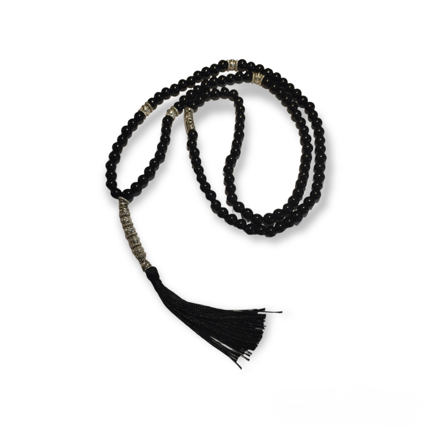 SODA - collana mala tibetano onice - nero