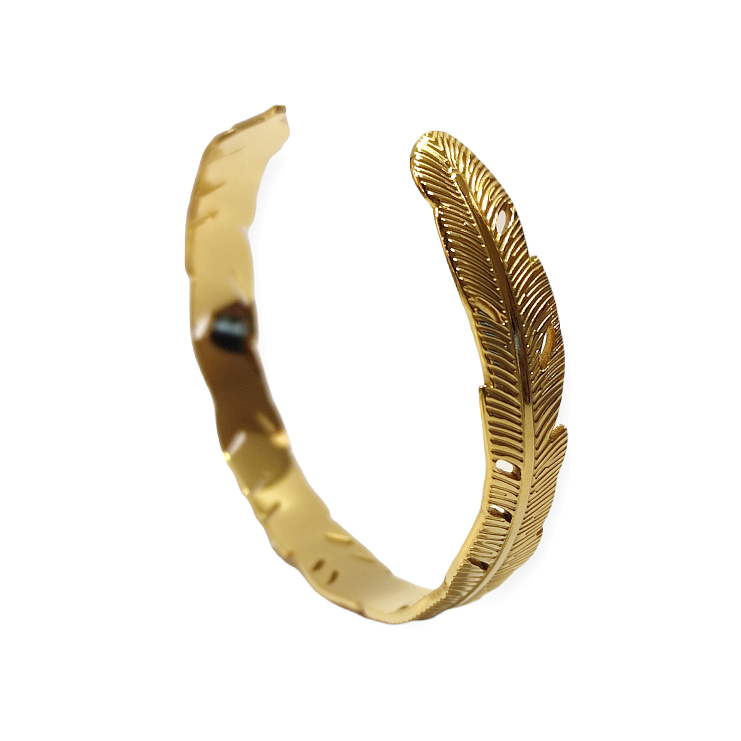 Soda - Feather bracelet - Gold