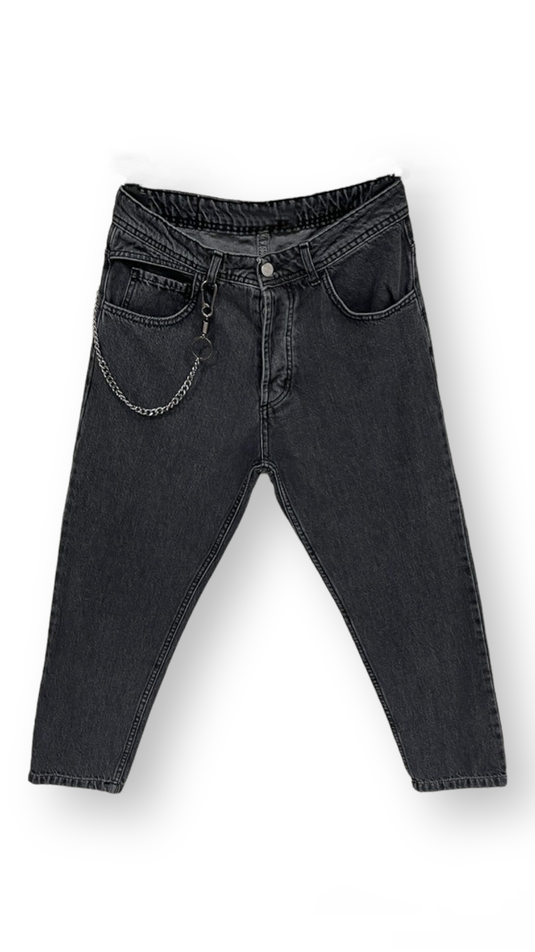 LIBERTY - Jeans Carrot - Black wash