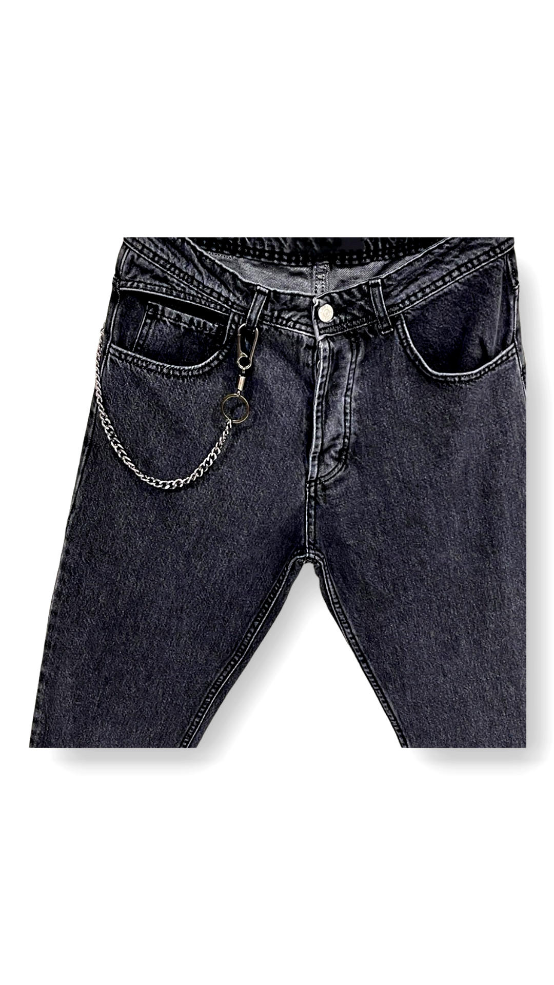 LIBERTY - Jeans Carrot - Black wash
